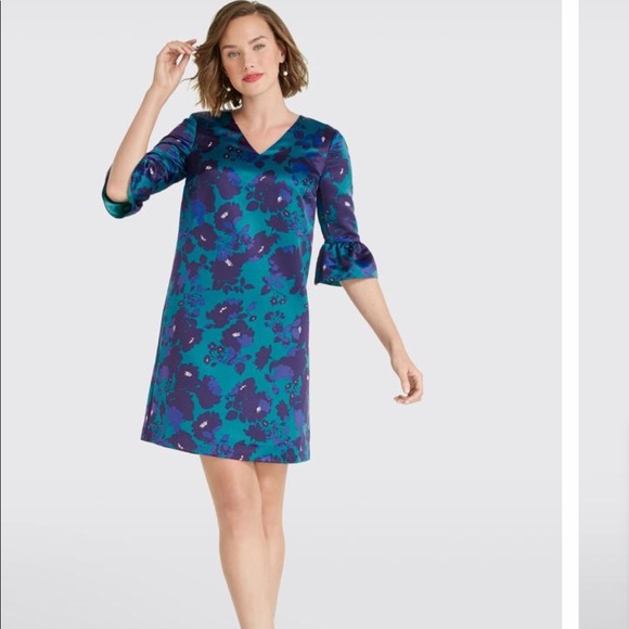 Draper James Dresses & Skirts - Draper James Cutout Floral A-Line Dress